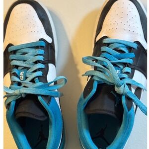 Jordan 1 Low Golf Size 9.5 Mens CK3022-004 Black White Blue Sneakers Shoes